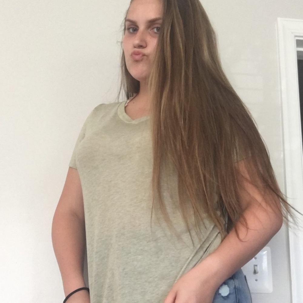 a PINK victoria's secret shirt